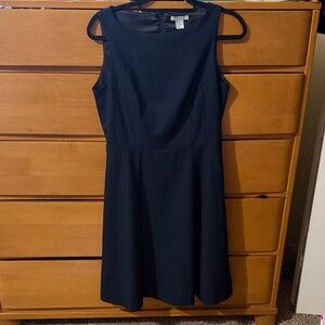 Elegant Blue Sleeveless Dress